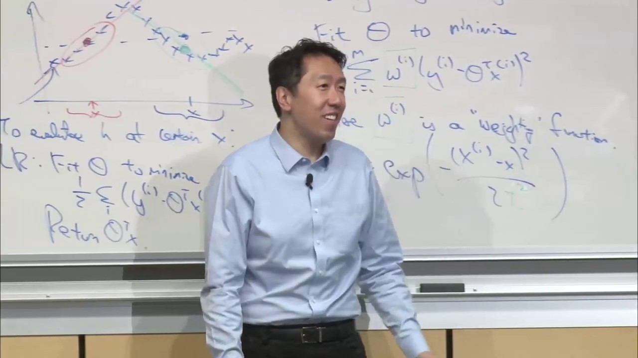 Locally Weighted & Logistic Regression | Stanford CS229: Machine Learning – Lecture 3 (Autumn 2018)
