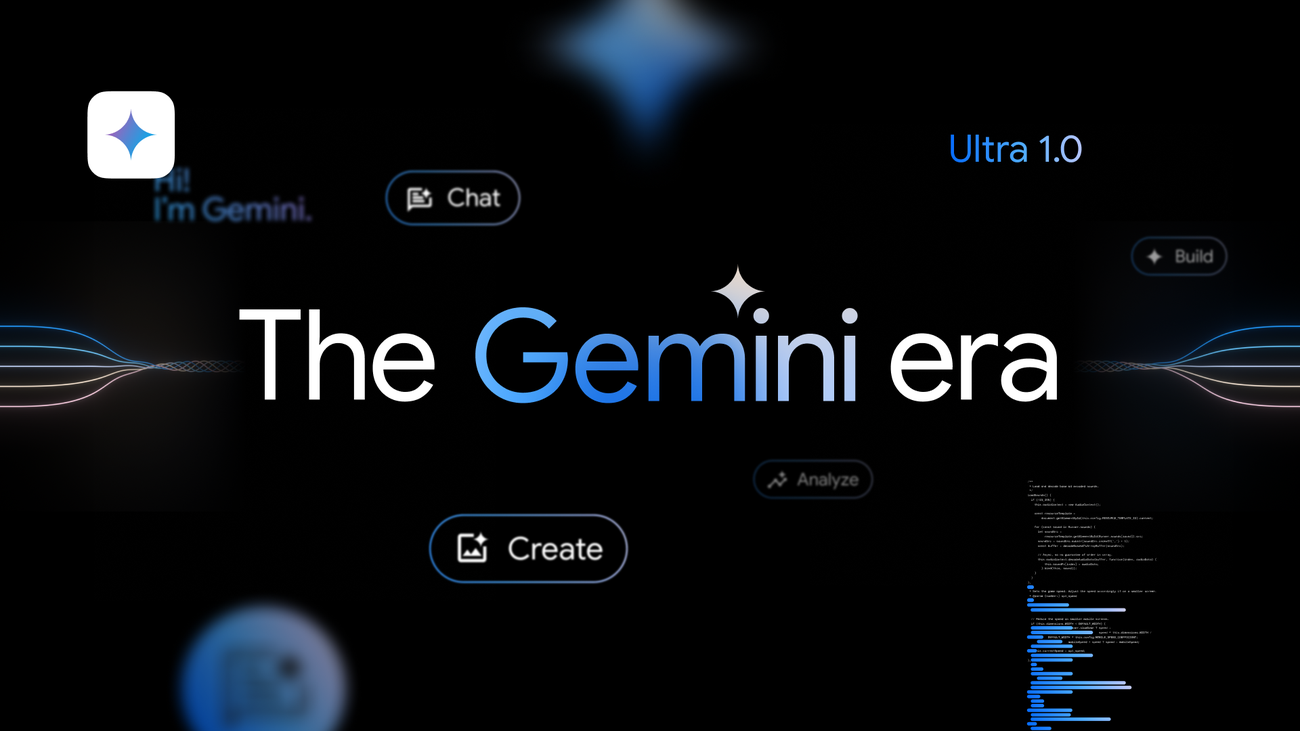 Sundar Pichai introduces Ultra 1.0 in Gemini Advanced